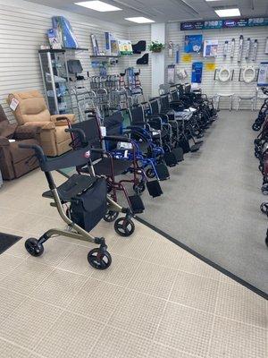 Wheel chairs and walkers