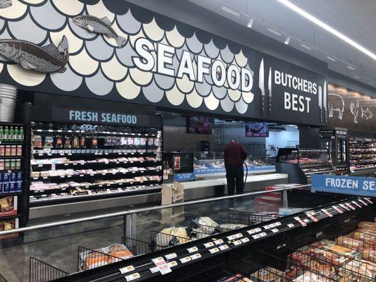 Their Seafood Section