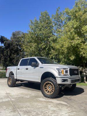 2019 F150 tire rotation and alignment.