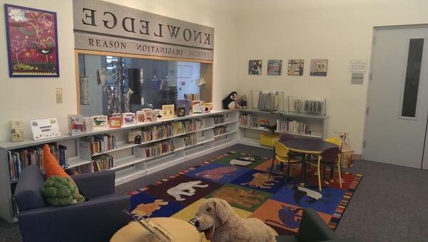 New Early Literacy area.