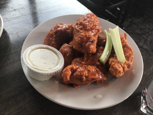 Boneless buffalo wings