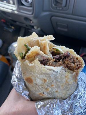 Barbacoa burrito