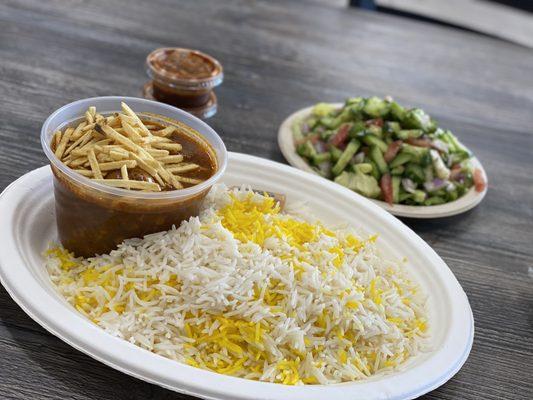 Gheimeh Stew Plate