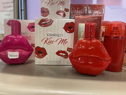 Kiss me perfume - cute!