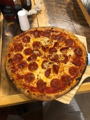 Pepperoni pie