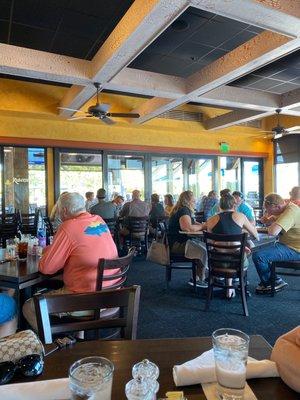 Diners at Rumrunners enjoying a meal.