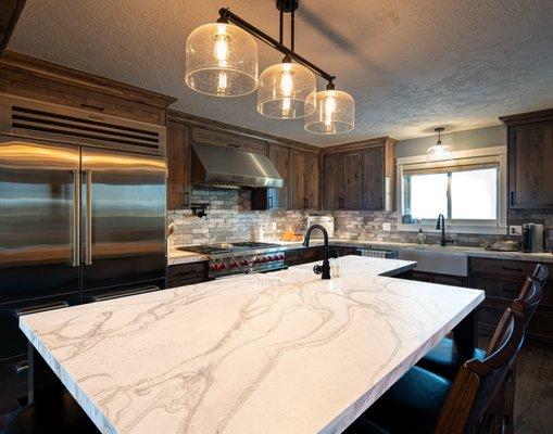 Dekton Liquid Sky in the Kitchen