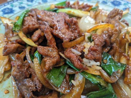 Mongolian beef. Pretty fabulous!