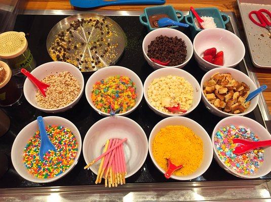 The toppings