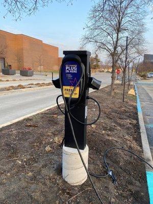 Century Center EV charging station. South Bend