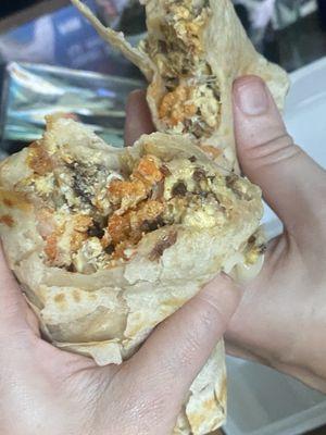 Machada & Egg burrito