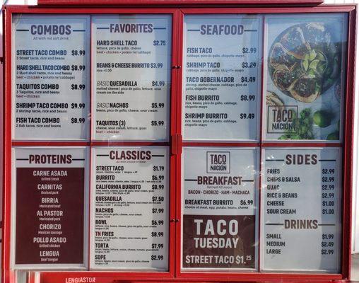 Menu Board