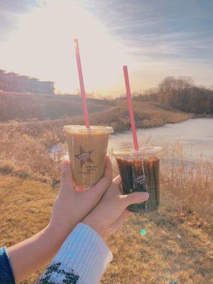 Cold Pressed Coffee & Iced Latte