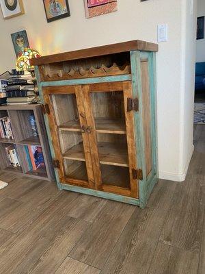 Our made to order cabinet