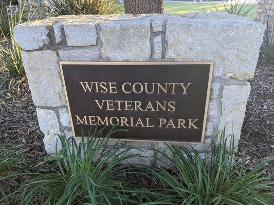 Welcome to Wise County Veterans Park