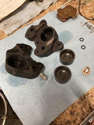 Brake caliper rebuild