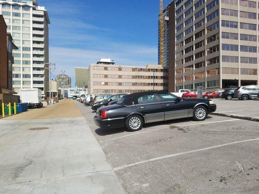 Parking in Back, next to tennant parking.