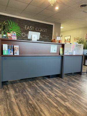 Lobby and reception desk