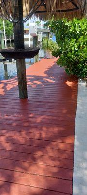 Deck painting