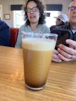 Nitro cold brew coffee