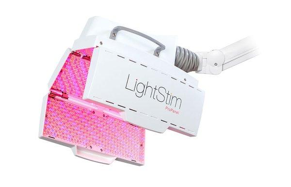 LightStim ProPanel provides rejuvenating wavelengths of light energy to treat either anti-aging, acne, or pain.