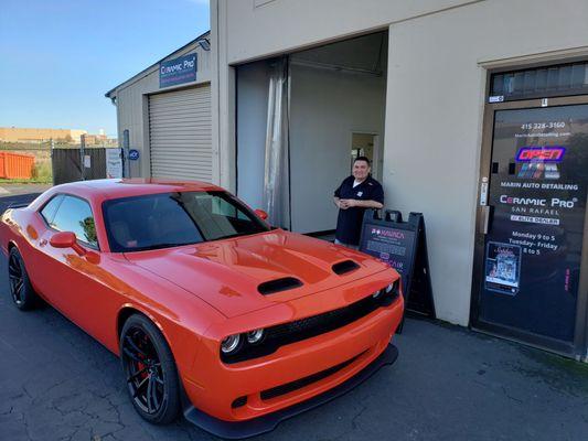 Picture of the car and THE MAN!