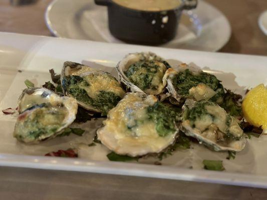 Oysters Rockefeller