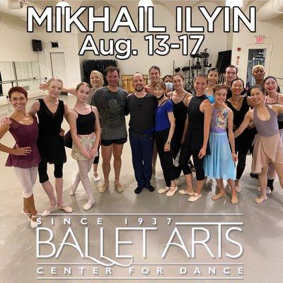 Mikhail Ilyin (ABT) teaching at Ballet Arts!