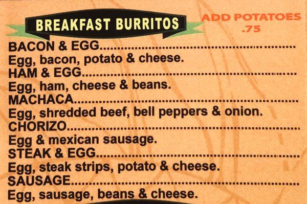 Breakfast Burritos