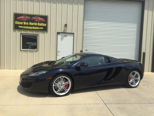 2014 McLaren full wrap in SunTek PPF.