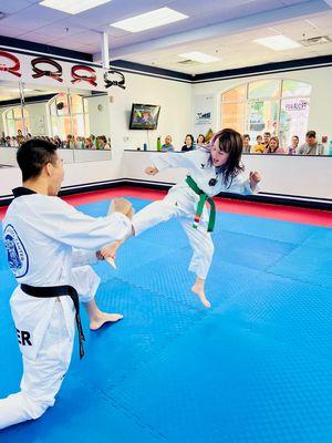 Kims Taekwondo Center we teach martial arts as life philosophy, not just as sport