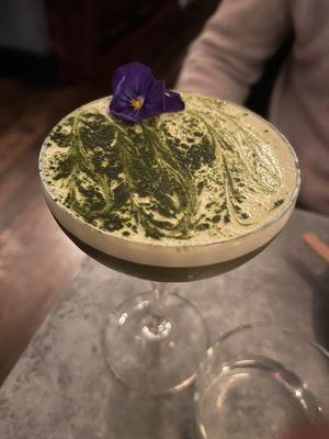 Matcha cocktail