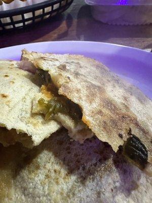 Rajas con queso