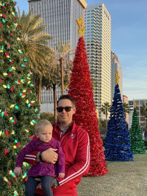 Winter Village, Dec 2022 Christmas decorations, Curtis Hixon Park, Downtown Tampa