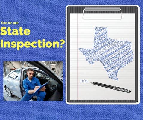 Is your State Inspection due? Drive on in, we have a staff ready to assist, and get that item off your "Must Do List." www.ca...