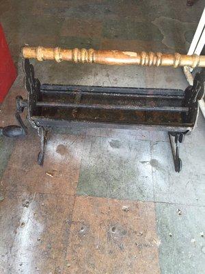 Paper log roller old for fireplace 75.00