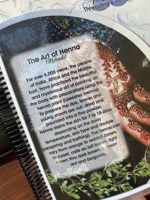 The henna design book