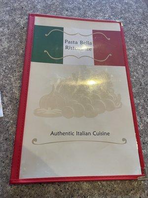 menu cover