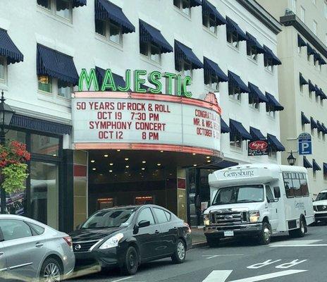 View of the Marquee.