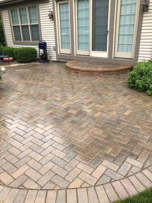 Newly Installed and Sealed Patio & Step