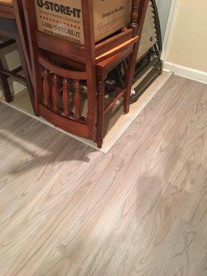 Choose trims and transitions that match your floor or match your baseboards, we will professionally install them.