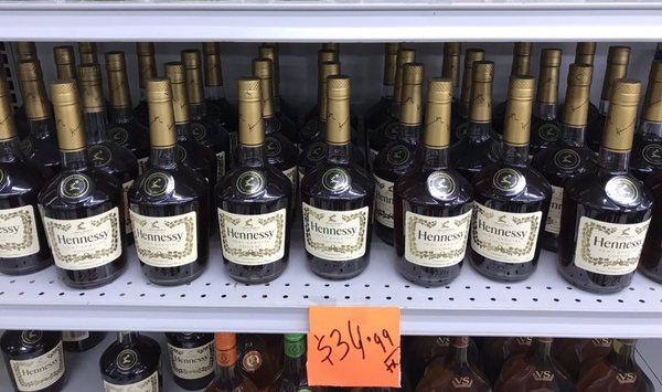 Special deal on Hennessy cognac