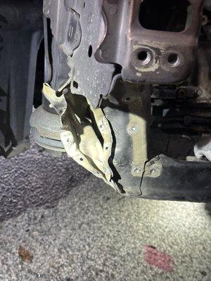 Frame Damage-- Yes we do repair light frame damage ... 2009 Toyota Venza