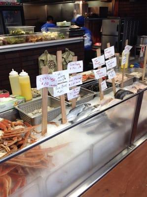 Literally a seafood market, but for freshly made eats!