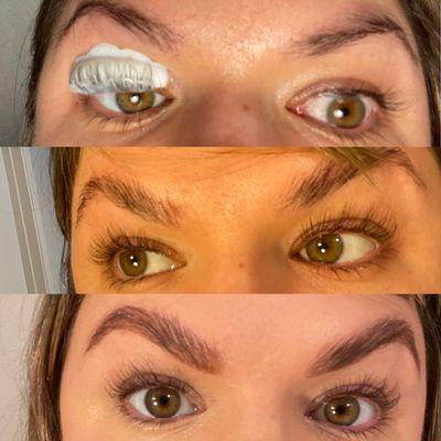 Lash and brow lifting