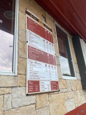 Their menu