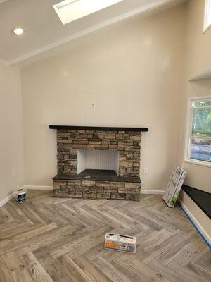 Fireplace remodel