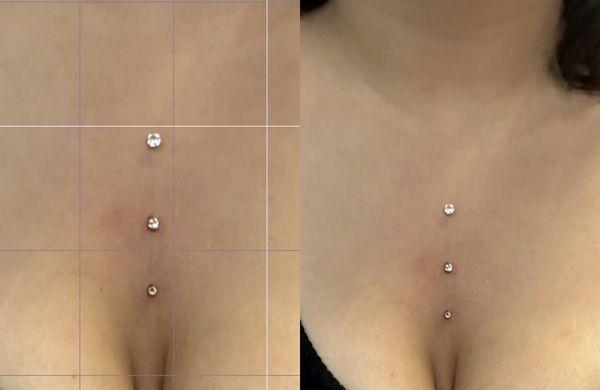 Dermal piercings