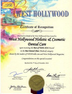 West Hollywood Holistic & Cosmetic Dental Care