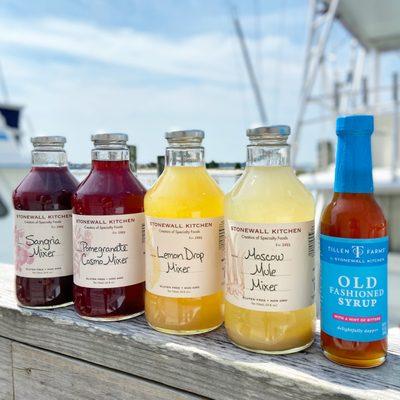 Gourmet drink mixes available at Beaufort Olive Oil Co.